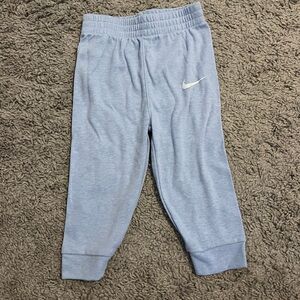 Nike Light Blue Sweatpants with Elastic Waistband